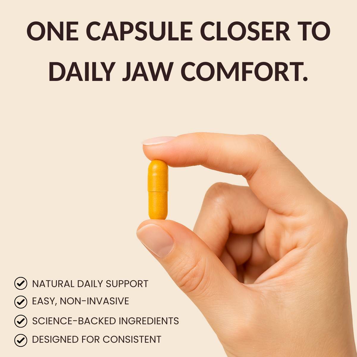 Feel free to chew, talk, and laugh again